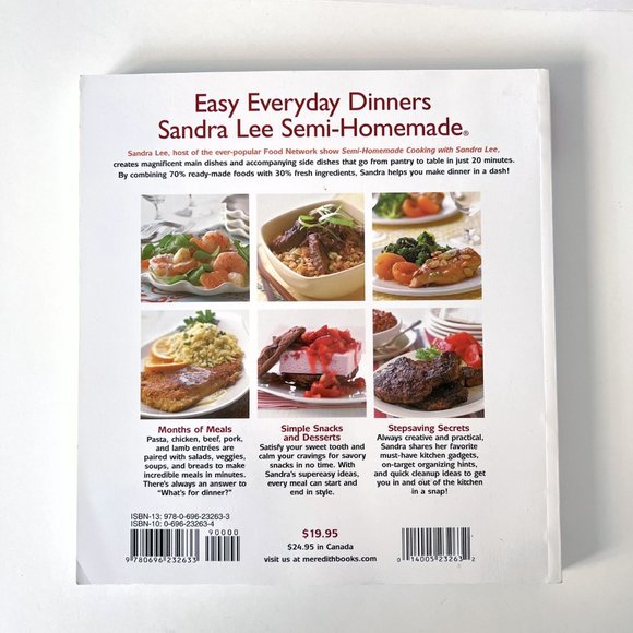 Sandra Lee Semi-Homemade Cookbook Bundle | Set of 3 | 20-Minute Meals, Entertain - Picture 6 of 16